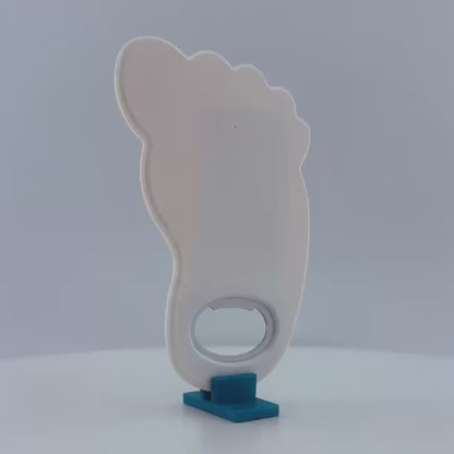 MF 10 - Fußförmiger Magnet-Flaschenöffner